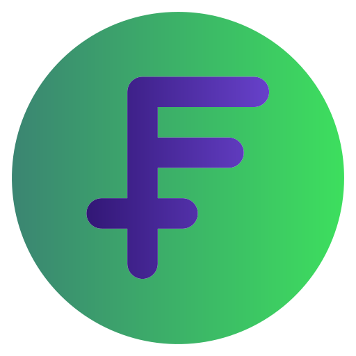 フラン Generic gradient fill icon