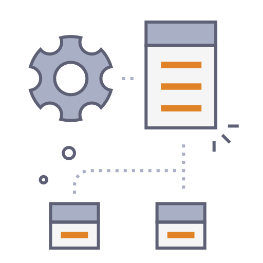 relational Generic gradient lineal-color icon