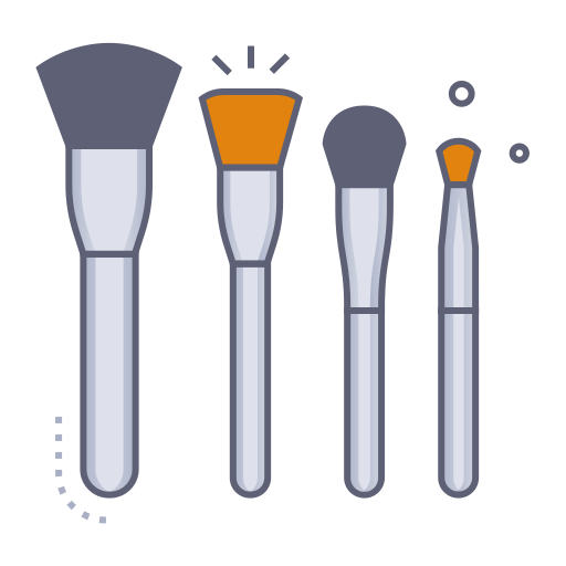 Brush Generic gradient lineal-color icon