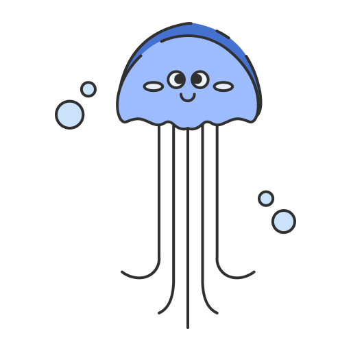 Jellyfish Generic color lineal-color icon