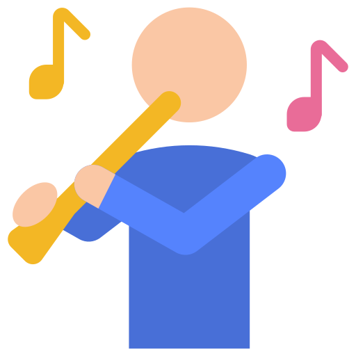 Flute Generic color fill icon