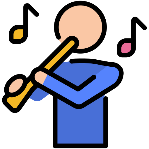 Флейта Generic color lineal-color иконка