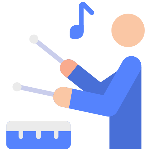 Drummer Generic color fill icon