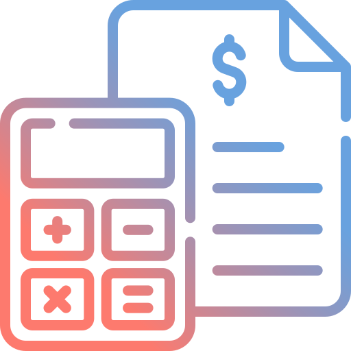 contabilità Generic gradient outline icona