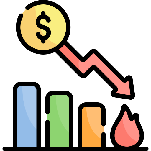 rezession Generic color lineal-color icon