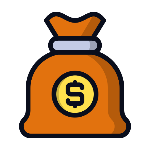 Money sack Generic color lineal-color icon
