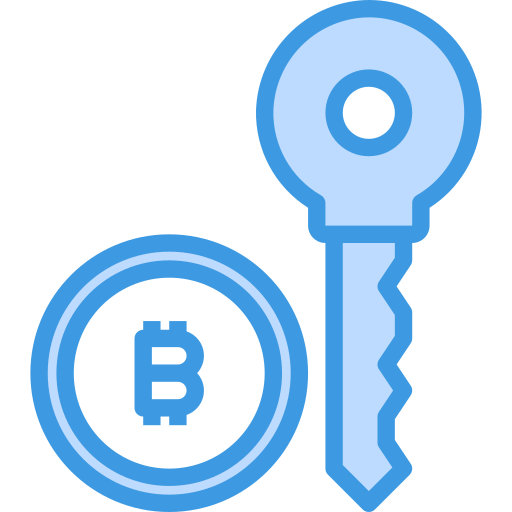 sleutel itim2101 Blue icoon