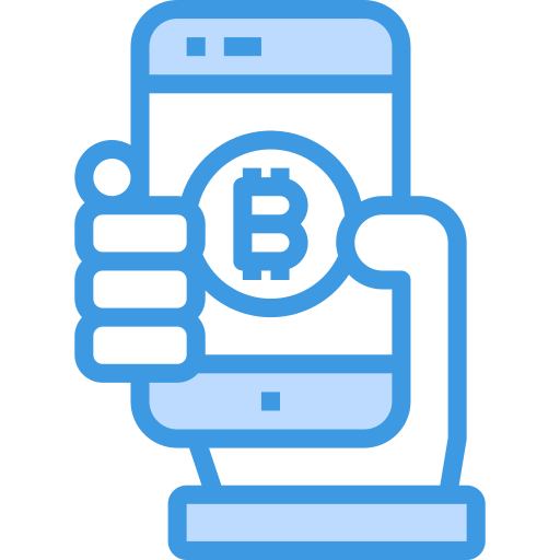 bitcoin itim2101 Blue Icône