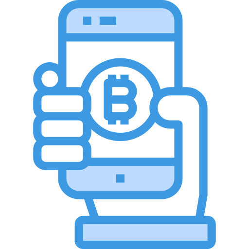 bitcoin itim2101 Blue icono