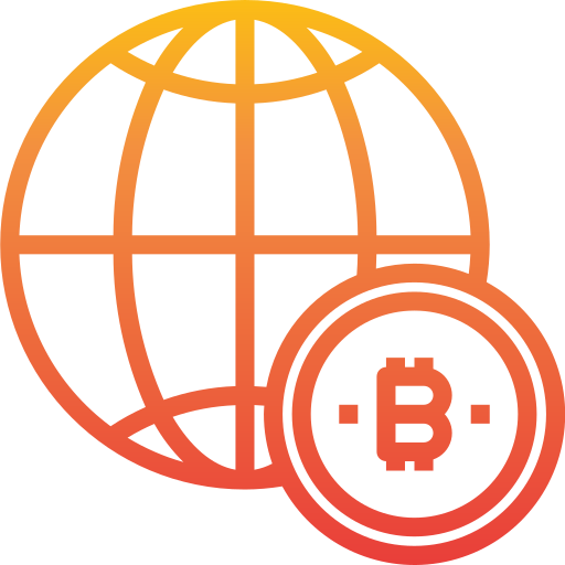 Bitcoin itim2101 Gradient icon