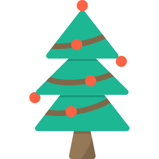 kerstboom itim2101 Flat icoon