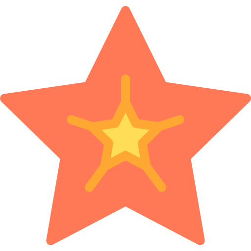 Christmas star itim2101 Flat icon