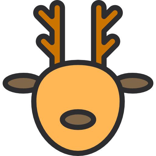 Reindeer itim2101 Lineal Color icon