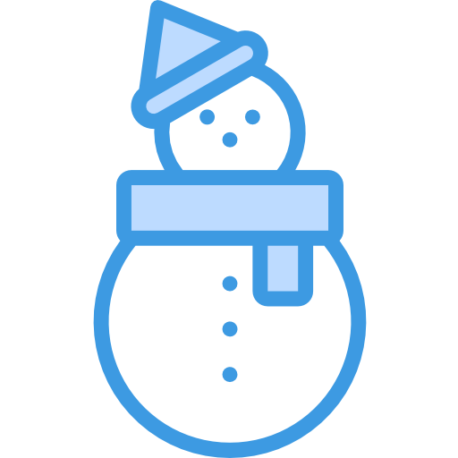 bonhomme de neige itim2101 Blue Icône