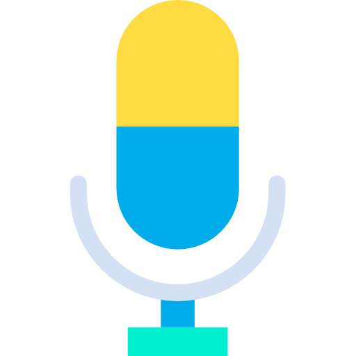 mikrofon Kiranshastry Flat icon