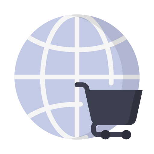 Global cart Generic color fill icon