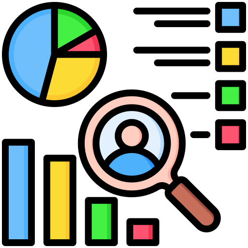 Competitor analysis Generic color lineal-color icon
