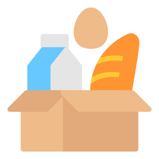 Food donation Generic color fill icon
