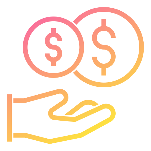 Fundraising Generic gradient outline icon