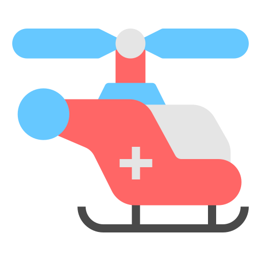 helicóptero Generic color fill icono