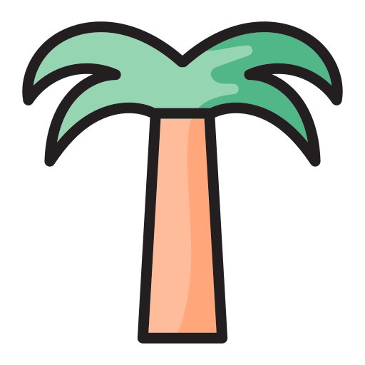 Palm tree Generic color lineal-color icon