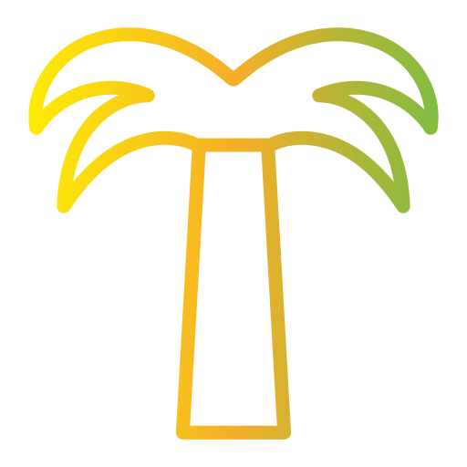 palme Generic gradient outline icon