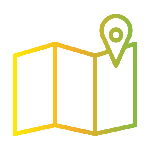 Location pin Generic gradient outline icon