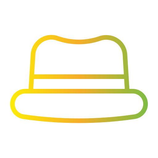 chapéu Generic gradient outline Ícone