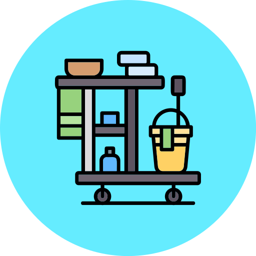 Cleaning cart Generic color lineal-color icon