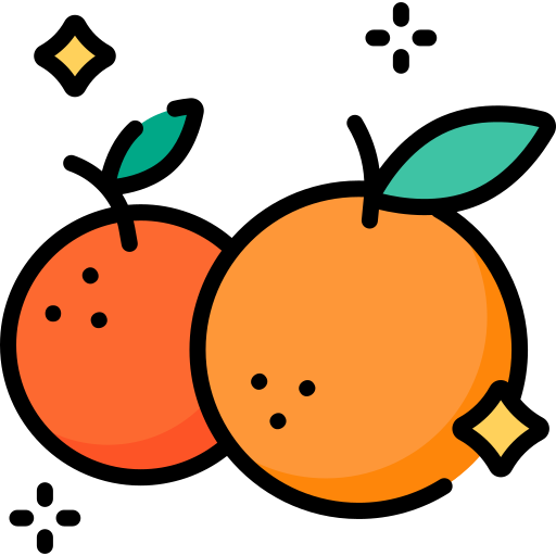 mandarijn Special Lineal color icoon