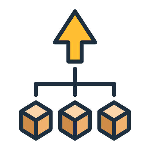 Consolidation Generic color lineal-color icon