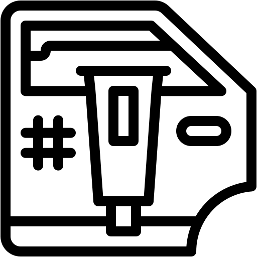 자동차 부품 Generic black outline icon