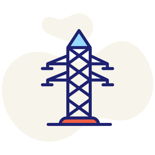 torre de electricidad Generic color lineal-color icono
