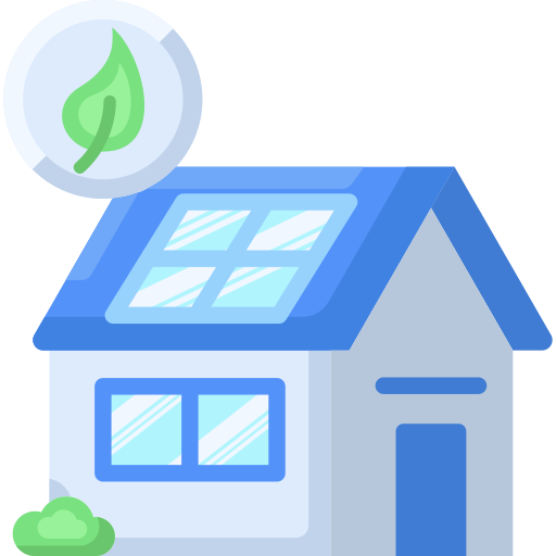 Eco house Generic color fill icon