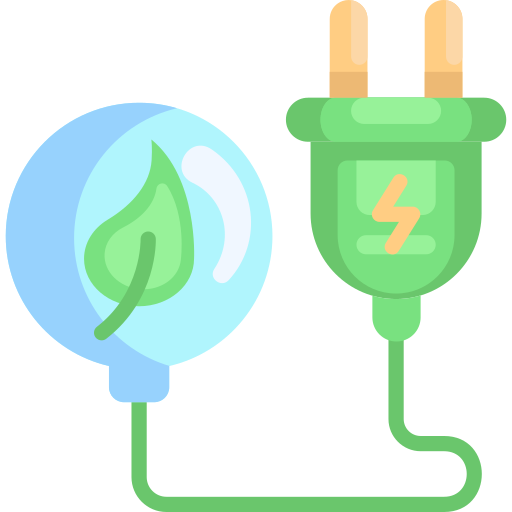 groene energie Generic color fill icoon