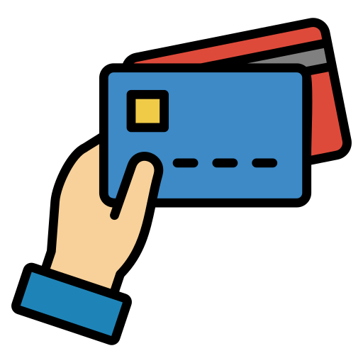 pago con tarjeta Generic color lineal-color icono