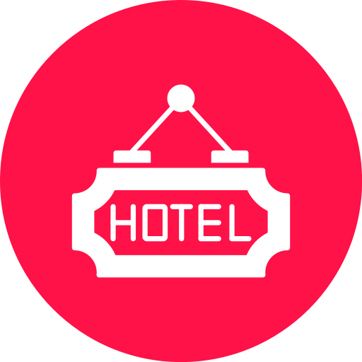 hotel Generic color fill ikona