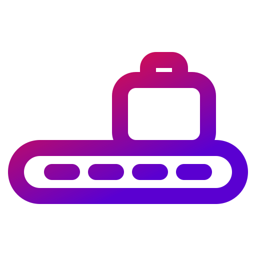 Conveyor belt Generic gradient outline icon