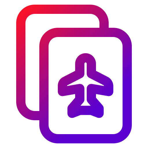flugzeug-modus Generic gradient outline icon