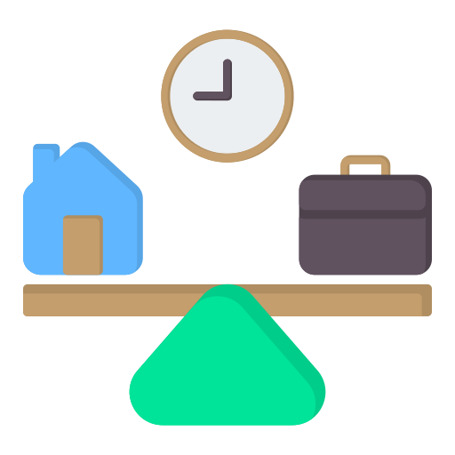 仕事と生活のバランス Generic color fill icon