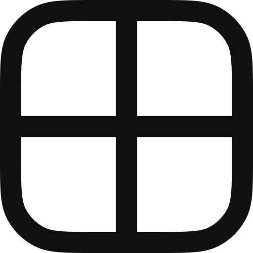 Menu Generic black outline icon