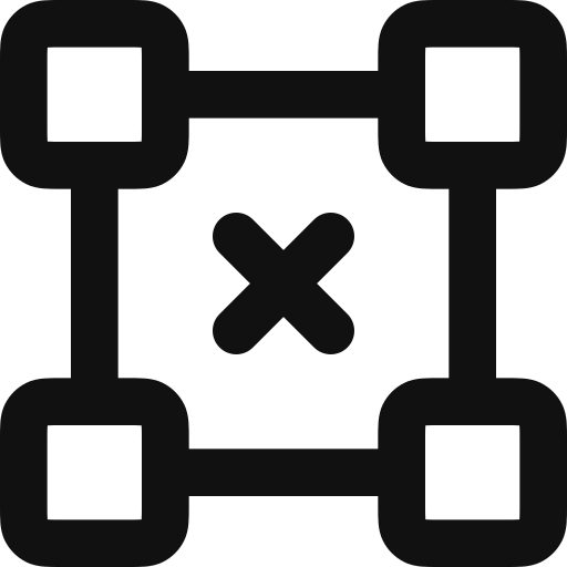 Bounding box Generic black outline icon