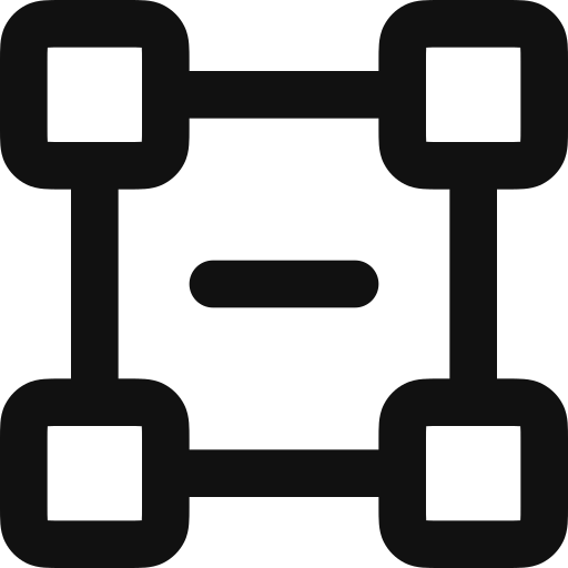 grensvak Generic black outline icoon