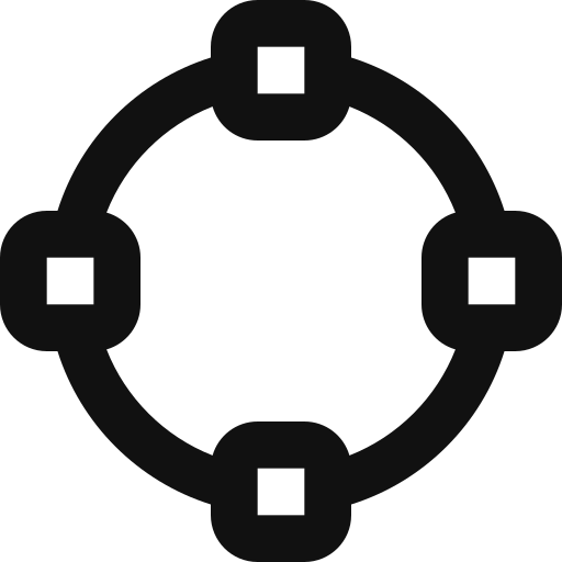 Bounding Generic black outline icon