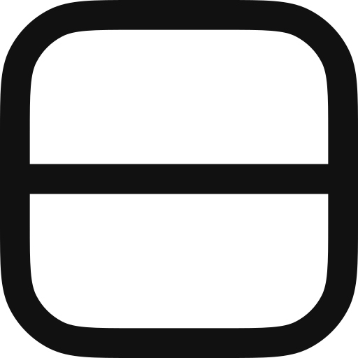 splitsen Generic black outline icoon