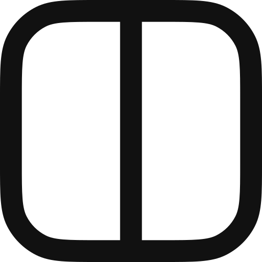 スプリット Generic black outline icon