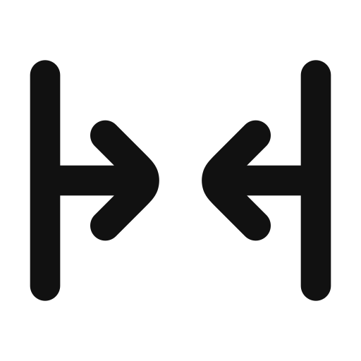 Horizontal Generic black outline icon