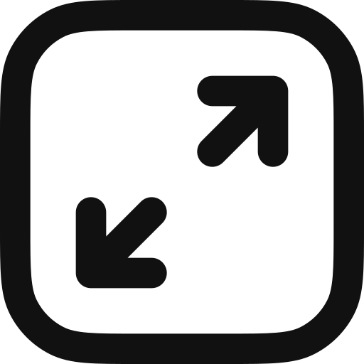 Диагональ Generic black outline иконка