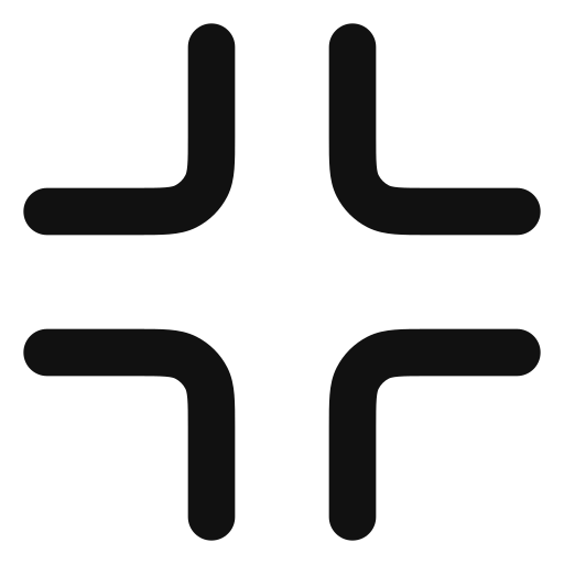 minimizar Generic black outline icono