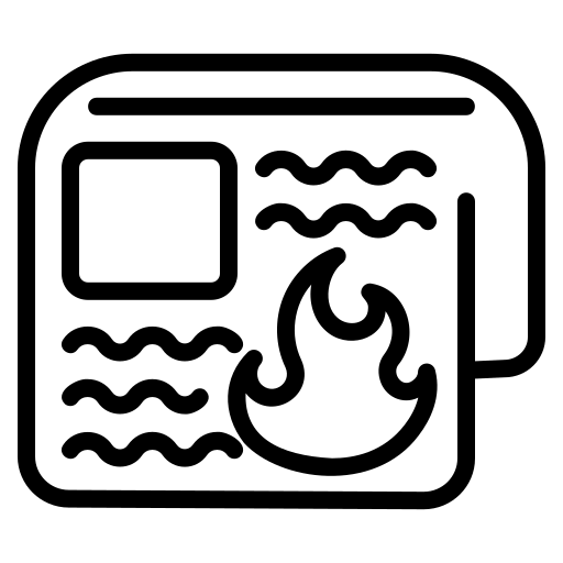 zeitungen Generic black outline icon